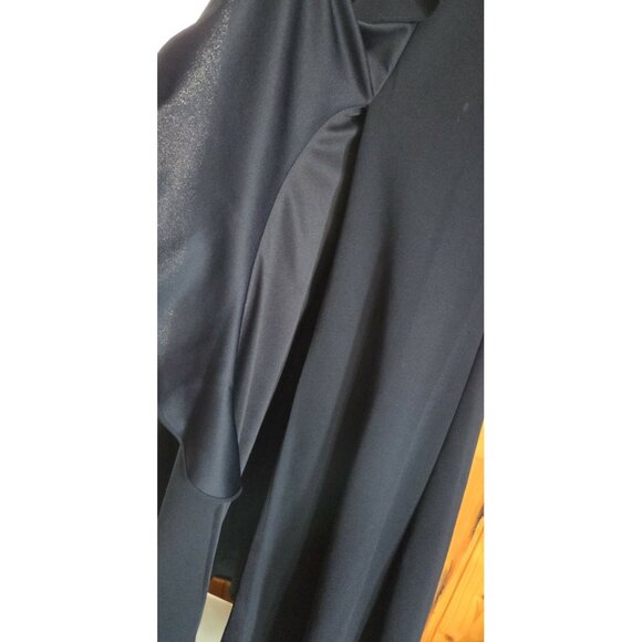 Betsy & Adam Illusion Mesh Long Sleeve Scuba Crepe Mermaid Gown “Natalie” Sz 12 - Picture 13 of 13